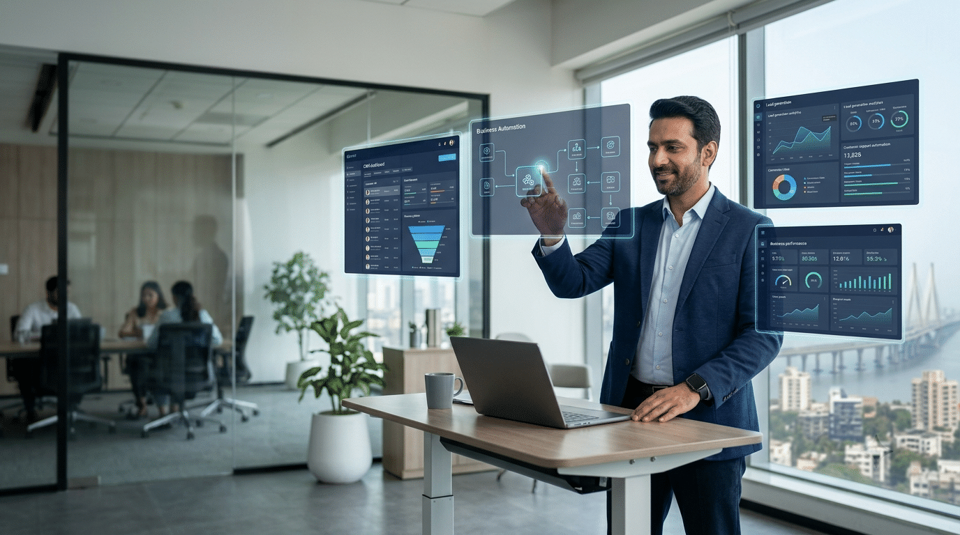 AI Automation Agency Near Ahmedabad businesses automate workflows and improve productivity